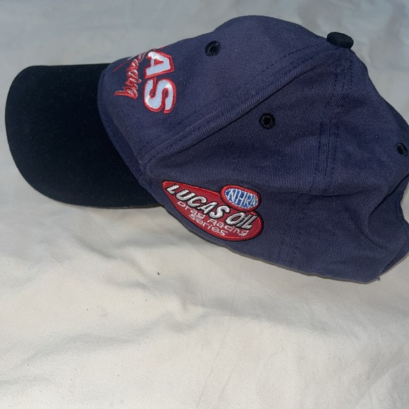 Lucas Racing Event Winner Adjustable Strapback Hat Lucas Oil Baseball Cap Gym - Picture 2 of 16